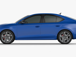 skoda octavia rs 2020 Model 3D