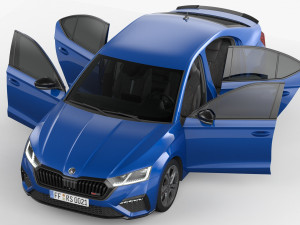 skoda octavia rs 2020 Model 3D