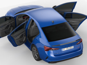 skoda octavia rs 2020 Model 3D