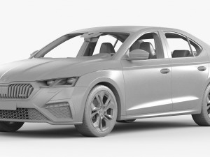 skoda octavia rs 2020 Model 3D