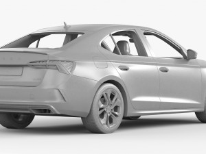 skoda octavia rs 2020 Model 3D