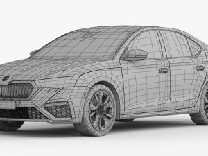 skoda octavia rs 2020 Model 3D