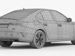 skoda octavia rs 2020 Model 3D