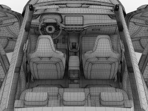 skoda octavia rs combi 2020 3D Модель