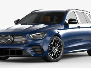 mercedes-benz e-class estate 2021 3D Model