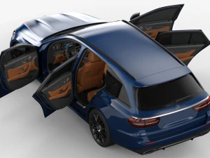 mercedes-benz e-class estate 2021 3D Model