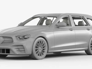 mercedes-benz e-class estate 2021 3D Model