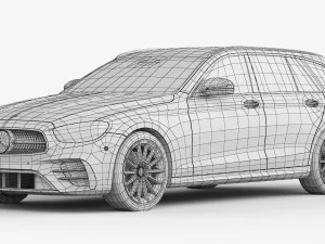 mercedes-benz e-class estate 2021 3D Model