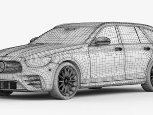 mercedes-benz e-class estate 2021 3D Model