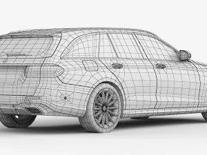 mercedes-benz e-class estate 2021 3D Model