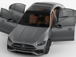 mercedes-benz c-class 2022 Modelo 3D
