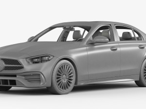 mercedes-benz c-class 2022 Modelo 3D
