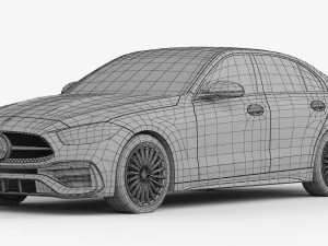 mercedes-benz c-class 2022 3D Model