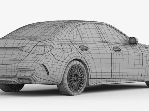 mercedes-benz c-class 2022 Modelo 3D