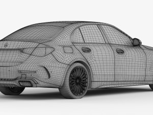 mercedes-benz c-class 2022 Modelo 3D