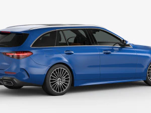 メルセデス・ベンツ Cクラス エステート 2022 3Dモデル