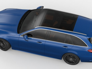 mercedes-benz c-class estate 2022 Modelo 3D