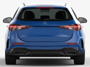 mercedes-benz c-class estate 2022 Modelo 3D