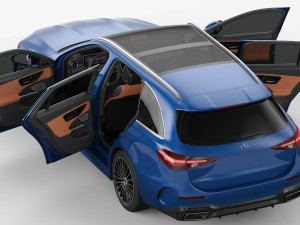 mercedes-benz c-class estate 2022 Modelo 3D