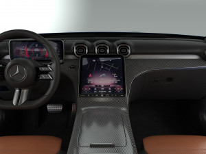 mercedes-benz c-class estate 2022 Modelo 3D