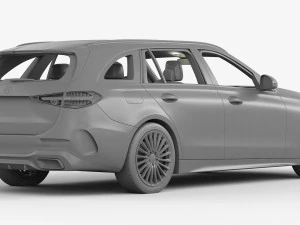 メルセデス・ベンツ Cクラス エステート 2022 3Dモデル