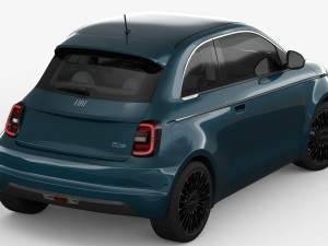 fiat 500 2021 3D मॉडल