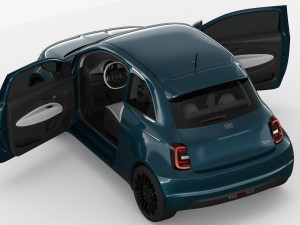 fiat 500 2021 3D मॉडल