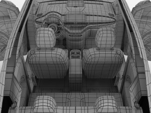 fiat 500 2021 3D मॉडल