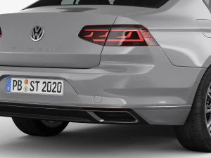 volkswagen passat 2020 3D Model
