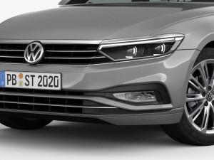 volkswagen passat 2020 3D Model