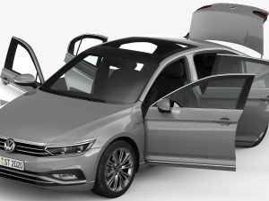 volkswagen passat 2020 3D Model