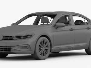 volkswagen passat 2020 3D Model