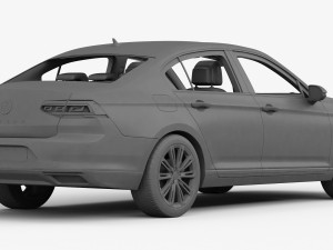 volkswagen passat 2020 3D Model