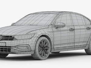volkswagen passat 2020 3D Model