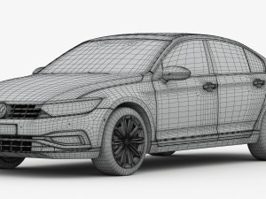 volkswagen passat 2020 3D Model