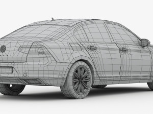 volkswagen passat 2020 3D Model