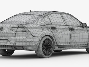 volkswagen passat 2020 3D Model