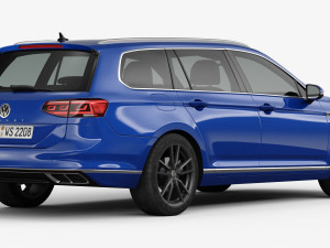 Volkswagen passat variant 2020 3D Модель