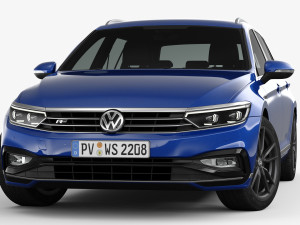 Volkswagen passat variant 2020 3D Модель