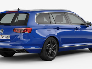 Volkswagen passat variant 2020 3D Модель