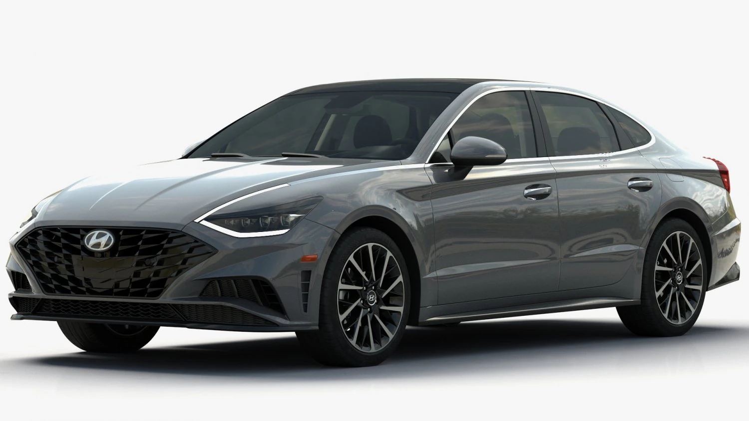 Hyundai Sonata 2020 3D Model .c4d .max .obj .3ds .fbx .stl .blend
