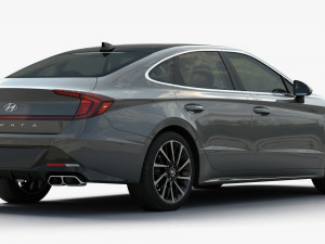 Hyundai Sonata 2020 3D Модель