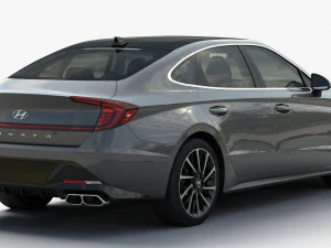 Hyundai Sonata 2020 3D Model
