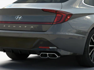 Hyundai Sonata 2020 3D Model