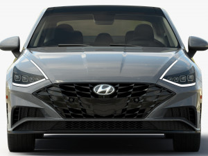 Hyundai Sonata 2020 3D Модель