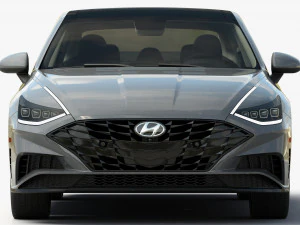 Hyundai Sonata 2020 3D Model