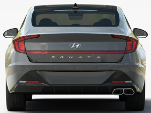 Hyundai Sonata 2020 3D Модель