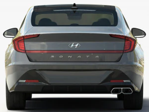 Hyundai Sonata 2020 3D Model