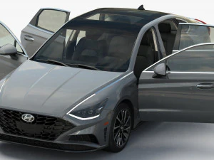 Hyundai Sonata 2020 3D Model