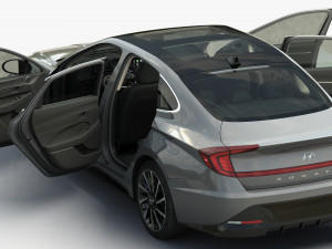 Hyundai Sonata 2020 3D Модель